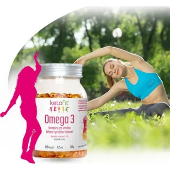 Doplněk stravy Ketofit Omega 3 Ultra 168 cps