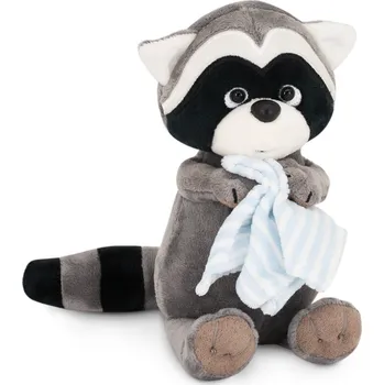 plyšák Plyšový mýval Orange toys 18 cm - Denny the Raccoon with towel
