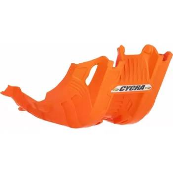 Kryt motoru Kryt pod motor motocyklu CYCRA FULL ARMOR SKID PLATES 1CYC-6250-22 pro KTM XC-F 450 I rok 2023-2024 oranžový (ochranný plastový kryt motoru )