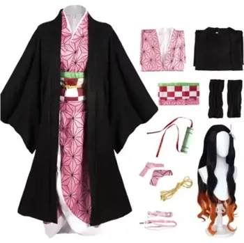 Karnevalový kostým Kostým Nezuko - Demon Slayer (pro děti i dospělé) Velikost: 130 - pro děti