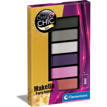 Přípravek na tvář Clementoni - CRAZY CHIC Oční stíny QUEEN