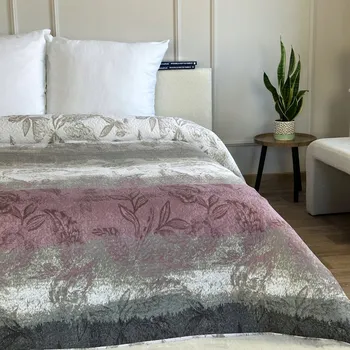 Přehoz na lůžko Přehoz na postel Euromat polyester 220 cm x 240 cm, vícebarevný