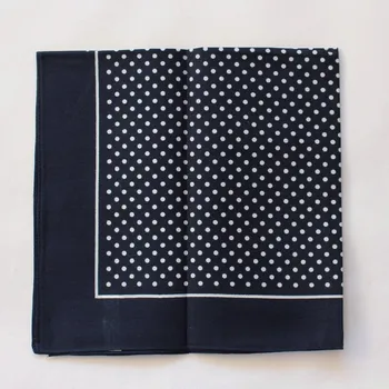 Látkový kapesník Šátek Etex Puntíky B02 1 ks - tmavě modrý