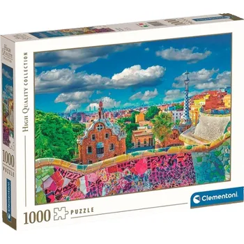 Clementoni - Puzzle 1000 Park Güell, Barcelona