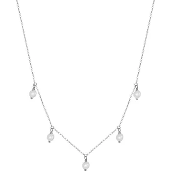 Náhrdelník Majya Stříbrný řetízek s perlami CARLEEN Ag/; ≤2,52 g 11633