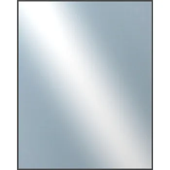 Koupelnový nábytek DANTIK - Zarámované zrcadlo - rozměr s rámem cca 80x100 cm z lišty Hliník černá | P269-021 (7269021)