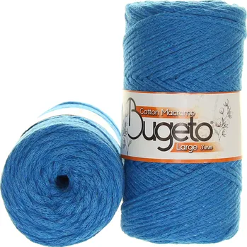 Příze Bugeto Cotton Macrame Large 3mm modrá 606