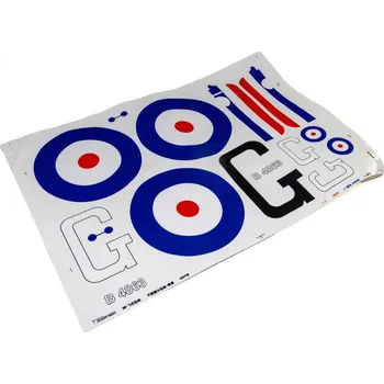 RC vybavení E-flite S.E.5a 0.9m: Samolepky