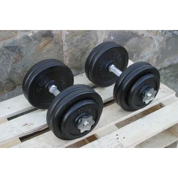 Nakládací činky 2x27kg Q