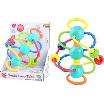 PLAYGO - Chrastítko/kousátko spirála s kuličkami