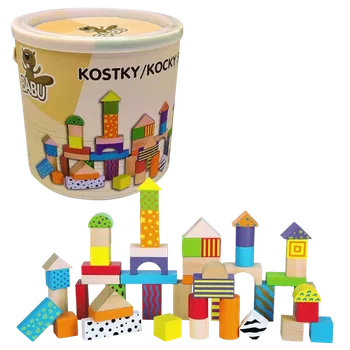 Dětské zboží BABU - Kostky 50 ks v kbelíku