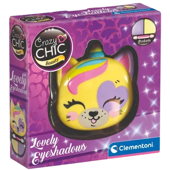 Make-up Clementoni - CRAZY CHIC Oční stíny Tygr