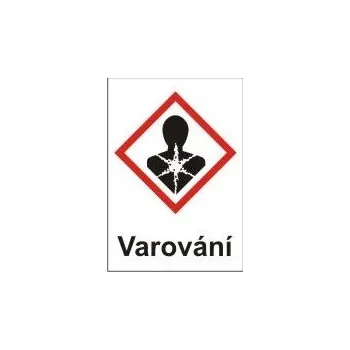 Nebezpečí pro zdraví - varování (GHS08) 148x210 mm tabulka samolepka