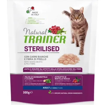 Krmivo pro kočku Natural Trainer TRAINER Natural Cat Sterilised drubezi maso 300g