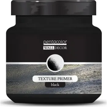 Speciální výtvarná barva Pentart Texturovací základ WALL DECOR 1000 ml ČERNÁ