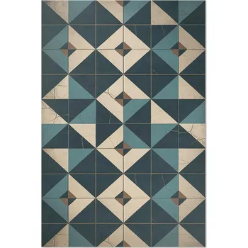 Koberec Koberec do obýváku Rozměr: 80x120 cm Art deco dlaždice s geometrickými obrazci