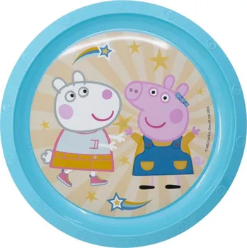 dětský talíř STOR Talíř Prasátko Peppa Kindness 22cm