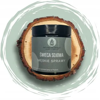 Svíčka NATURALNA ŚWIECA PRO MUŽE, 120 ML, VŮNĚ, EKO, DÁREK