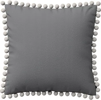 Povlak na polštářek Dekoria Povlak na polštář Wera šedý