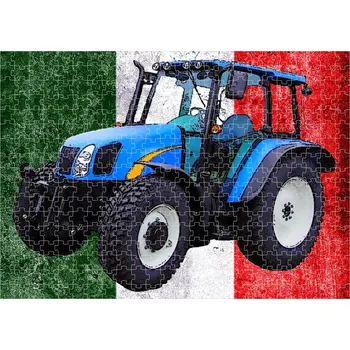 Puzzle puzzle s traktorem NEW HOLLAND T5050 300 dílků