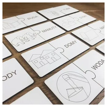 Předškolní výuka Puzzle wyrazowe cz.2