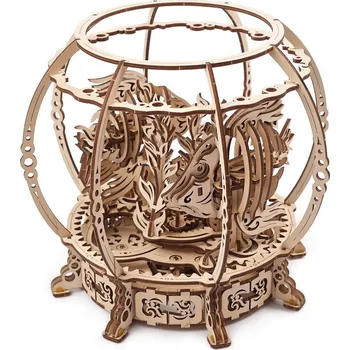 Ugears 3D dřevěné mechanické puzzle Mechanické akvárium