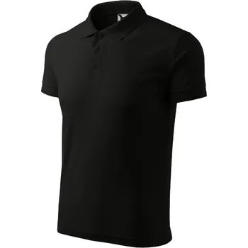 Pánská košile Pique Polo polokošile pánská černá 3XL