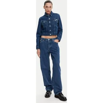 Pánská bunda Calvin Klein Jeans Jeansová bunda 90's J20J225183 Modrá Regular Fit XS