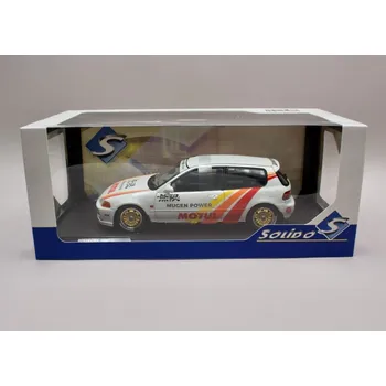 Hračka Honda Civic (EG6) Works Mugen Racing 1992 bílá 1:18 Solido