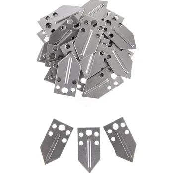 Karnevalový kostým Battle Merchant Železné šupiny na lamelovou zbroj, 13x25mm (25 kusů)