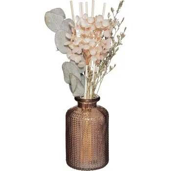 Aroma difuzér Atmosphera Aroma difuzér s květinovou výzdobou, r vůně růže a jasmínu, 100 ml