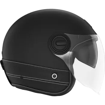 Helma na motorku BRUNOX přilba HERITAGE, NOX PREMIUM (černá kůže, vel. L)