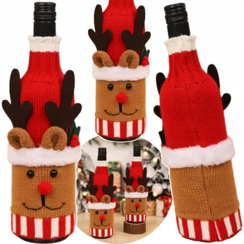 Vánoční dekorace VÁNOČNÍ OBAL NA LÁHEV pytlík