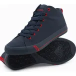 Pánská obuv tenisky s kontrastními prvky - V2 - ESPIR Barva: Tmavě Modrá, Velikost: 41