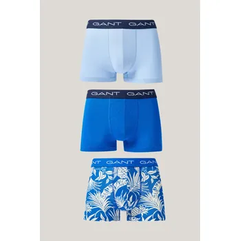 Boxerky SPODNÍ PRÁDLO GANT TROPICAL PRINT TRUNK 3-PACK RICH BLUE