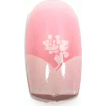 TIPSY UMĚLÉ NEHTY MANIKÚRA PINK FRENCH 20ks + LEPIDLO DÁREK