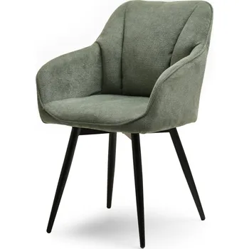 Křeslo Mebel Partner Bonita (zelená + chromová)