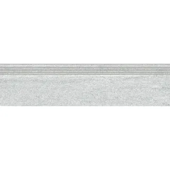 Dlažba RAKO Schodovka Rako Vals šedobílá mat rektifikovaná 30x120 DCPVD846 DCPVD846