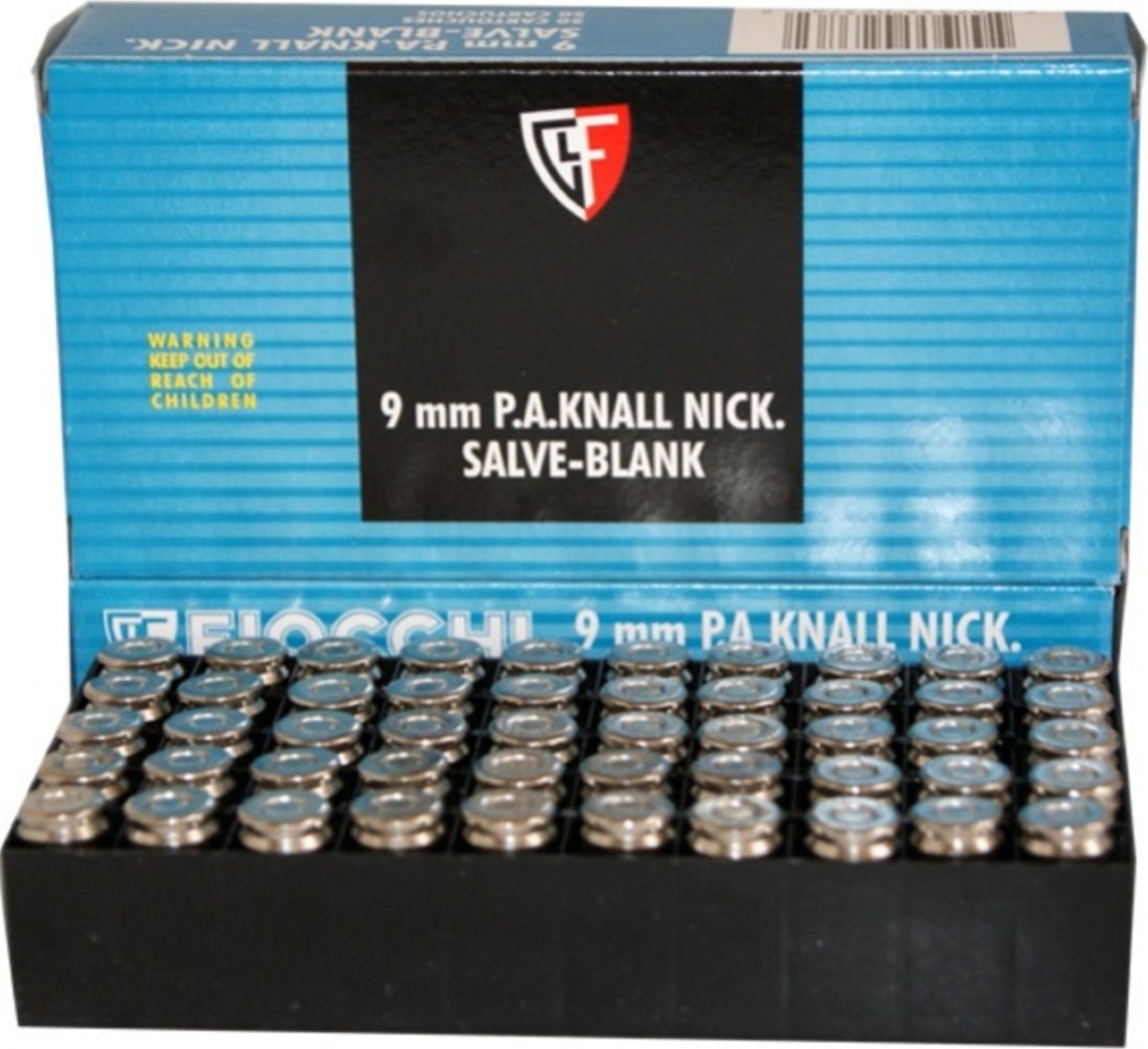 Startovací náboje 9mm pistole 50ks Fiocchi