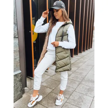 Khaki-béžová oboustranná vesta ONADE TY3724 Velikost: S