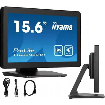 Monitor LED Monitor iiyama T1633MSC-B1 15,6" 1920 x 1080 px IPS / PLS