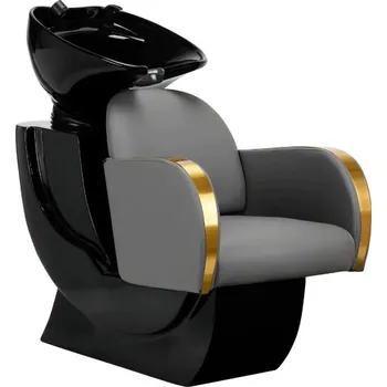 Kadeřnické křeslo Kadeřnický mycí box Gabbiano Malaga Barva: Šedá