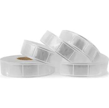 Reflexní našívací páska PVC bílá 2,5 cm