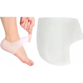 Vrták Gelová Ponožka POLŠTÁŘ Silikonová Ochrana na Popraskané, Suché, Odřené Paty