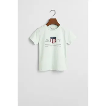 Dívčí tričko TRIČKO GANT ARCHIVE SHIELD SS T-SHIRT FADED MINT