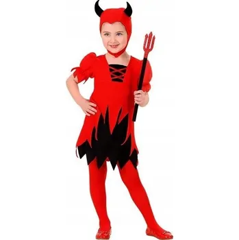 Karnevalový kostým KOSTÝM ČERTA ĎÁBEL ĎÁBLÍK HALLOWEEN LUCIFER 110