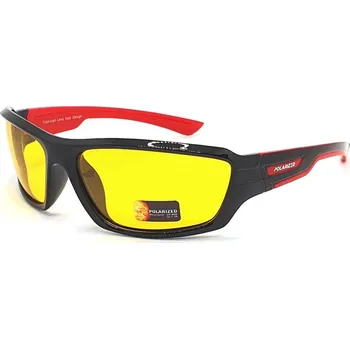 Sluneční brýle Polarizační brýle na noční vidění pro řidiče SGL P2.101 CAT.1 černo-červená