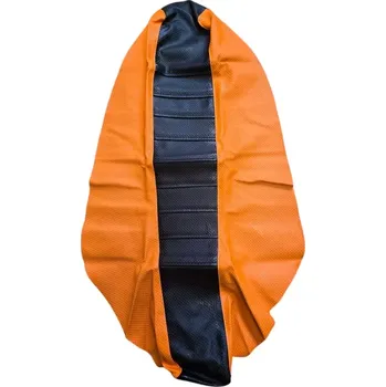 Moto sedlo A Potah sedla FLU DESIGNS pro KTM EXC rok 2008-2011 barva černá/oranžová (SEAT COVER)