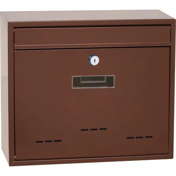 Poštovní schránka schránka na dopisy 31x36x9 RADIM hnědá