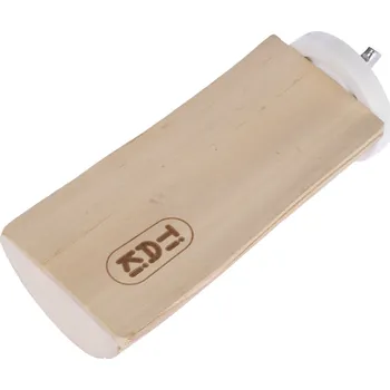 Příslušenství ke kleci pro ptáka Velikost S: 4-5xD10cm TIAKI dřevěné ptačí bidýlko z Jávy, ploché příslušenství ke klecím pro ptáky